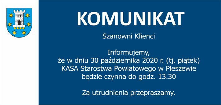 komunikat 29 10 2020