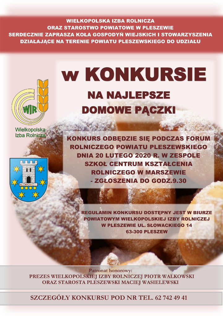 plakat konkurs pczki