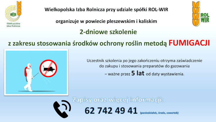 plakat fumigacja
