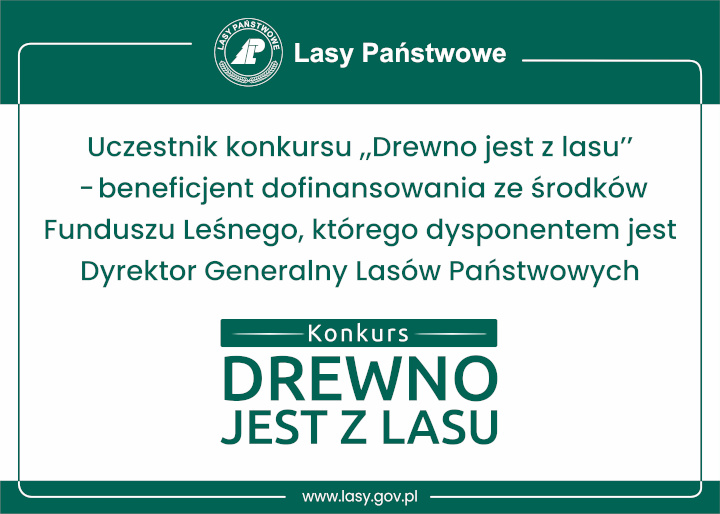 drewno z lasu tablica mala